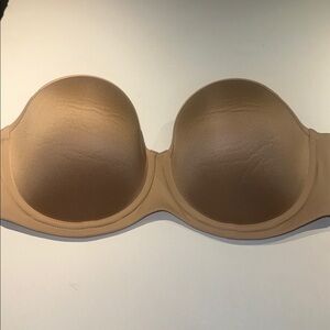 ThirdLove Strapless Bra in Tan size 32F beige